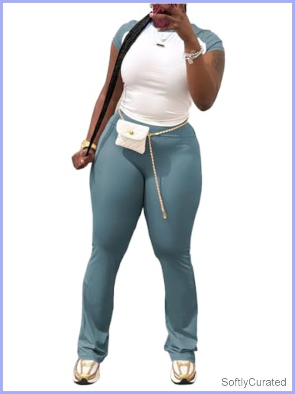 2 Piece Outfits for Women Casual Sweat Sets Crop Tank & Wide Leg Joggers